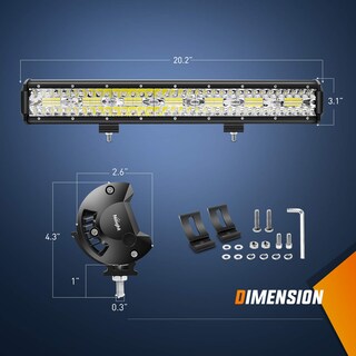 Foto 2 | Foto 2 | Barra De Luces Led Nilight Spot Flood Combo De 20 Pulgadas Y 420 W Con Cápsulas - Venta Internacional.