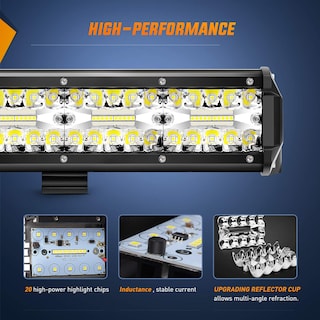 Foto 5 | Foto 5 | Barra De Luces Led Nilight Spot Flood Combo De 20 Pulgadas Y 420 W Con Cápsulas - Venta Internacional.
