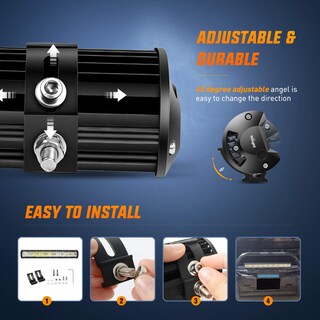 Foto 7 | Foto 7 | Barra De Luces Led Nilight Spot Flood Combo De 20 Pulgadas Y 420 W Con Cápsulas - Venta Internacional.
