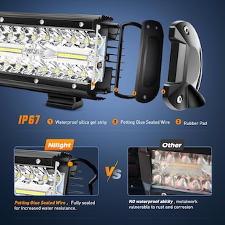 Foto 5 | Foto 5 | Cápsulas De Luz Led Y Barra De Luz Nilight De 4 Y 6.5 Pulgadas, 120 W - Venta Internacional.