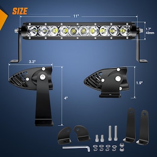 Foto 2 | Foto 2 | Barra De Luces Led Nilight, 11 Cm, 50 W, Superdelgada, Spot Flood - Venta Internacional.