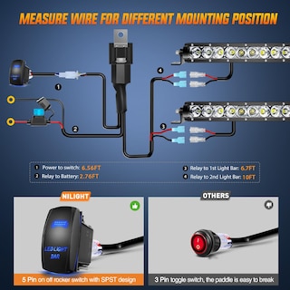 Foto 3 | Foto 3 | Barra De Luces Led Nilight, 11 Cm, 50 W, Superdelgada, Spot Flood - Venta Internacional.