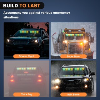 Foto 7 | Foto 7 | Luces Estroboscópicas De Emergencia Nilight 32 Led Ámbar/verde - Venta Internacional.