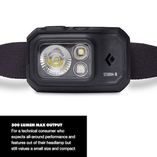 Foto 2 | Foto 2 | Linterna Frontal Black Diamond Storm 500-r Led Recargable Negra - Venta Internacional.