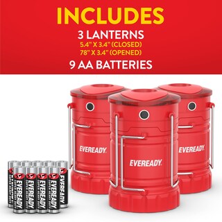 Foto 7 | Foto 7 | Farol De Camping Eveready Led 360 Pro  Paquete De 3 Con Pilas - Venta Internacional.
