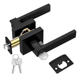 Foto 1 | Foto 1 | Cerradura Belug Negra con Manija Cuadrada