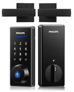 Foto 1 | Foto 1 | Set De Cerraduras Con Huella Digital Philips Serie 1000 Con 2 Manijas - Venta Internacional.