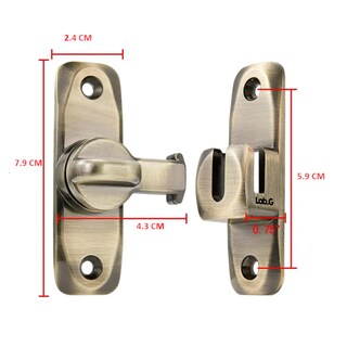Foto 2 | Foto 2 | Cerradura De Puerta Corredera De Granero Lab.g. Dorado