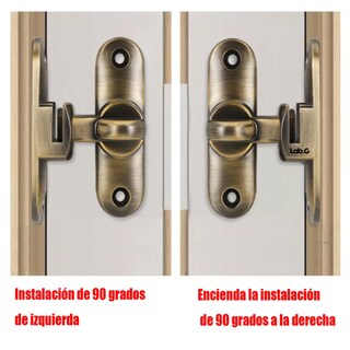 Foto 5 | Foto 5 | Cerradura De Puerta Corredera De Granero Lab.g. Dorado