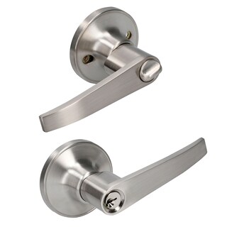 Foto 1 | Foto 1 | Manija Tubular Recta Función Entrada Y Recámara, Níquel Satinado, Llave Estándar, Blíster Lock