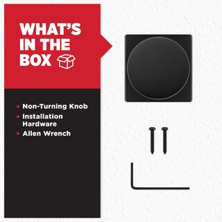 Foto 6 | Foto 6 | Pomo De Puerta Falso Kwikset Pismo Negro Mate Que No Gira - Venta Internacional.