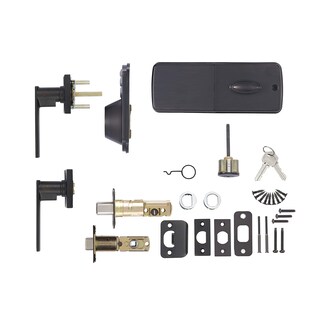 Foto 3 | Foto 3 | Cerradura de Puerta con Teclado Electrónico Amazon Basics Bronze - Venta Internacional