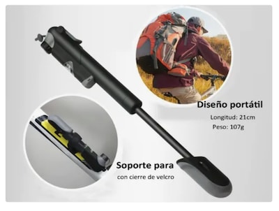 Foto 3 | Foto 3 | Bomba De Aire Xtellar Pequeña Para Bicicleta De 120psi