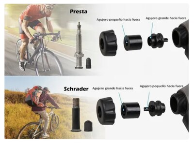 Foto 4 | Foto 4 | Bomba De Aire Xtellar Pequeña Para Bicicleta De 120psi