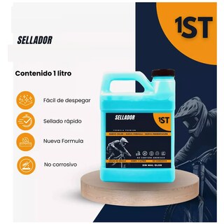 Foto 2 | Foto 2 | Sellador Tubeless 1 Litro + Bote Aplicador 125m Eo Safe Imports Esi-15807 Azul