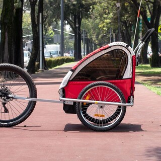 Foto 6 | Foto 6 | Remolque de Bicicleta para Niños Gospel BT-506S R20 Trasera R16 Delantera color Rojo