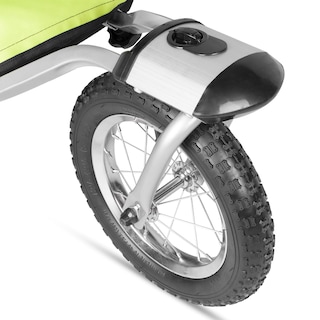 Foto 5 | Foto 5 | Remolque de Bicicleta con Suspensión para Niños Gospel BT-504S R20 Trasera R12 Delantera color Verde