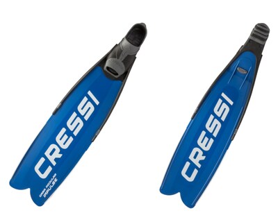 Foto 2 | Foto 2 | Aleta Cressi Gara Modular Impulse Talla 8/8.5 Mx para Apnea Aleta Larga color Azul