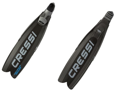 Foto 2 | Foto 2 | Aleta Cressi Gara Modular Impulse Mx para Apnea Aleta Larga color Negro Talla 3/4 Mx