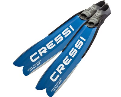 Foto 1 | Foto 1 | Aleta Cressi Gara Modular Impulse para Apnea Aleta Larga Talla 9/10 Mx color Azul