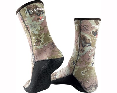 Foto 1 | Foto 1 | Calcetín de Buceo Cressi Hunter Café 2.5 mm de Neopreno Escarpín