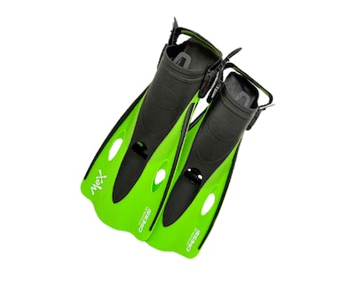Foto 1 | Foto 1 | Aleta Cressi Mex Corta Ajustable Verde para Snorkeling y Natación Talla L/ Xl 27/30 Mx