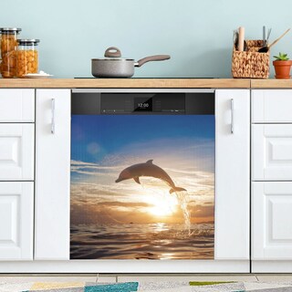 Foto 2 | Foto 2 | Funda Magnética Para Lavavajillas Naanle Ocean Jumping Dolphin 23x26 - Venta Internacional.