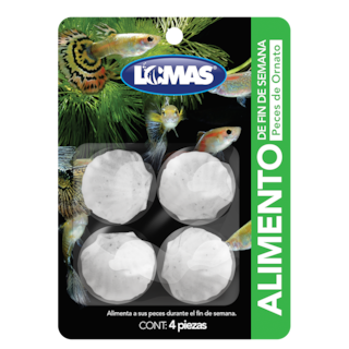 Foto 1 | Foto 1 | Alimento de Vacaciones para Peces Lomas FL5033 con Duración de 1 Fin de Semana 4 Piezas