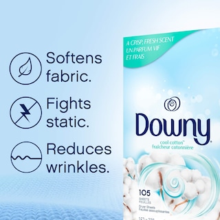 Foto 3 | Foto 3 | Suavizante De Ropa De Algodón Downy Cool Dryer Sheets, 240 Unidades - Venta Internacional.