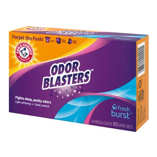 Foto 3 | Foto 3 | Toalla Para Secadora Arm & Hammer Odor Blaster Fresh Burst, 80 Unidades, 2 Unidades - Venta Internacional.