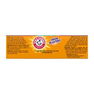 Foto 4 | Foto 4 | Toalla Para Secadora Arm & Hammer Odor Blaster Fresh Burst, 80 Unidades, 2 Unidades - Venta Internacional.
