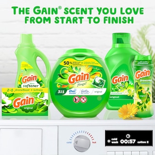 Foto 6 | Foto 6 | Sábanas Para Secadora Gain Original Scent, 240 Unidades (paquete De 2) - Venta Internacional.