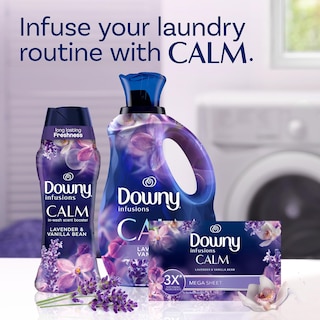 Foto 7 | Foto 7 | Toallas Para Secadora Downy Infusions Mega Calm Lavender Vanilla, 130 Unidades - Venta Internacional.