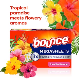 Foto 4 | Foto 4 | Sábanas Para Secadora Bounce Mega Paradise Blossom, 180 Unidades - Venta Internacional.