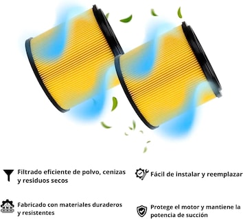 Foto 4 | Foto 4 | Filtro Fv9546 Cartucho Compatible Con Aspiradora Truper Aspi-12 Y Aspi-16