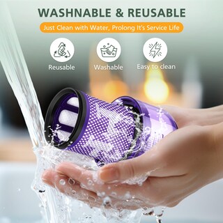 Foto 5 | Foto 5 | Repuestos De Filtro Para Aspiradora Dyson V12 Detect Slim, Paquete De 4 - Venta Internacional.
