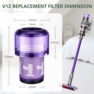 Foto 6 | Foto 6 | El Reemplazo De Filtros Para La Aspiradora Dyson V12 Detect Slim Ya Está En Marcha - Venta Internacional.