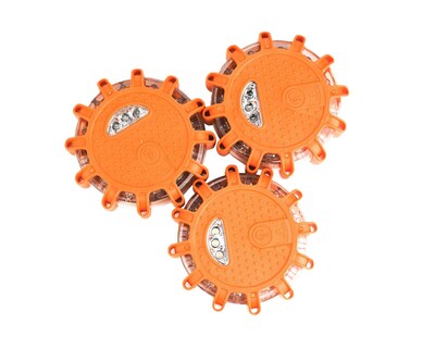 Foto 1 | Foto 1 | Kit de Tres Discos De Emergencia Wagan Tech 2639-3 color Anaranjado con Luz Led