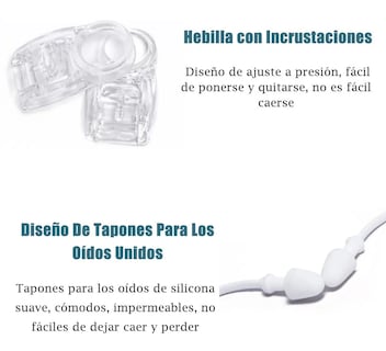 Foto 3 | Foto 3 | Kit de Gafas de Natación 5 en 1 Malubero color Blanco con Protección Uv y Recubrimiento