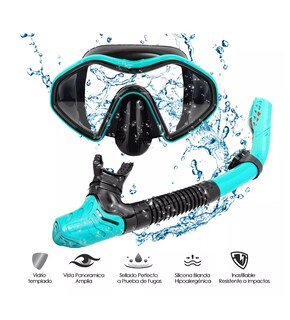 Foto 2 | Foto 2 | Visores de Snorkel Mascara Anti Niebla Eo Safe Imports Esi-7397 Multicolor