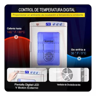 Foto 2 | Foto 2 | Incubadora Digital De Reptiles Y Anfibios Automatica 25 Ltrs