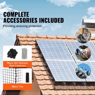 Foto 5 | Foto 5 | Panel Solar Protector Para Pájaros Vevor De 20 Cm X 30 M Con Sujetadores - Venta Internacional.