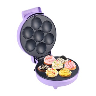 Foto 1 | Foto 1 | Máquina De Mini Cupcakes Sweet+ Masterchef By Hukën MK-CCM-7P Color Lila 7 Cupcakes