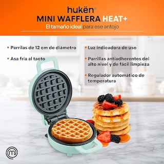 Foto 5 | Foto 5 | Mini Waflera Master Chef MKWM1MAZUL 1 Rebanada