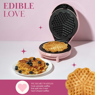 Foto 3 | Foto 3 | Máquina para Hacer Gofres Paris Hilton Heart 5 Minigofres color Rosa Eléctrica - Venta Internacional