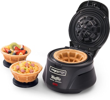 Foto 3 | Foto 3 | Presto 03500 Belga Waffle Bowl Maker Negro - Venta Internacional