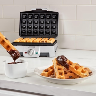 Foto 2 | Foto 2 | Máquina Para Hacer Gofres Cuisinart Waf-st6 Hornea 6 Barras De 11 Cm - Venta Internacional.