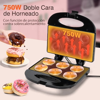 Foto 2 | Foto 2 | Mini Máquina Para Hacer Donas Antiadherente Eléctrica 750w