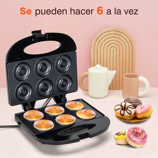 Foto 4 | Foto 4 | Mini Máquina Para Hacer Donas Antiadherente Eléctrica 750w