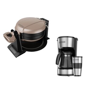 Foto 1 | Foto 1 | Waflera Giratoria + Cafetera de Goteo Black + Decker